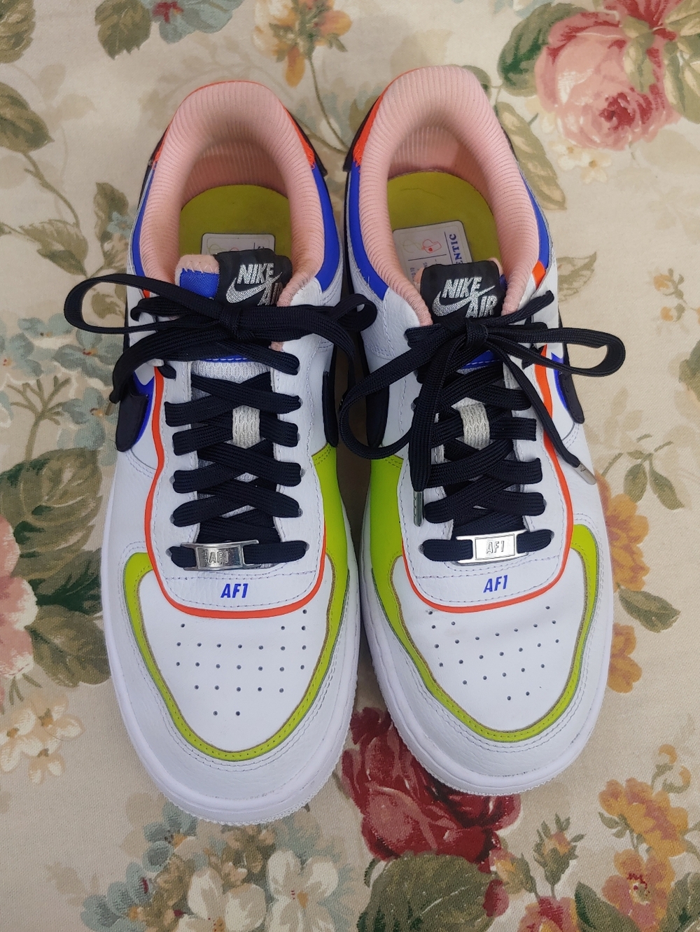 Nike Air Force 1 Shadow Sneakers White Multi Women's 9.5 - Picture 12 of 16